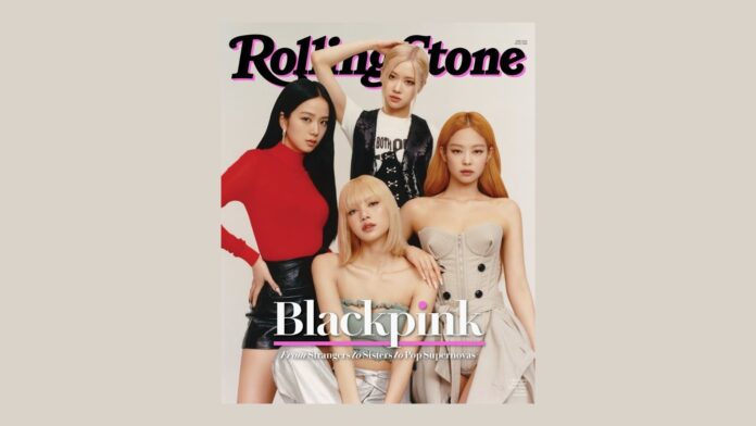 blackpink cover rolling stone