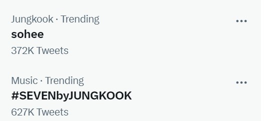 jungkook seven trending
